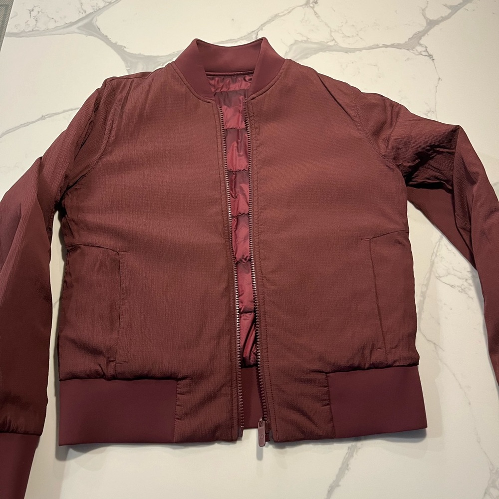 Lululemon reversible bomber jacket